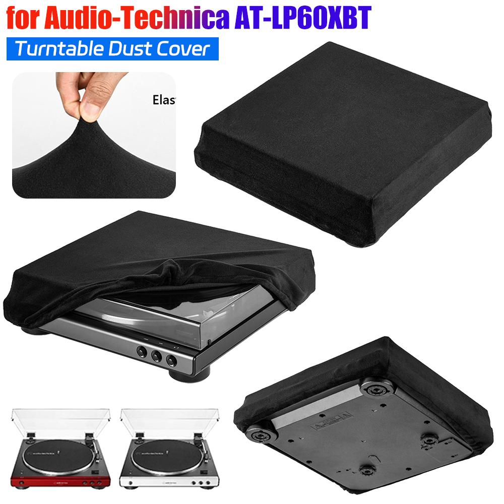 2/1PCS Turntable Dust Cover Spandex Protective Dust Case Sleeve High Elasticity Turntable Cover for Audio-Technica AT-LP60XBT