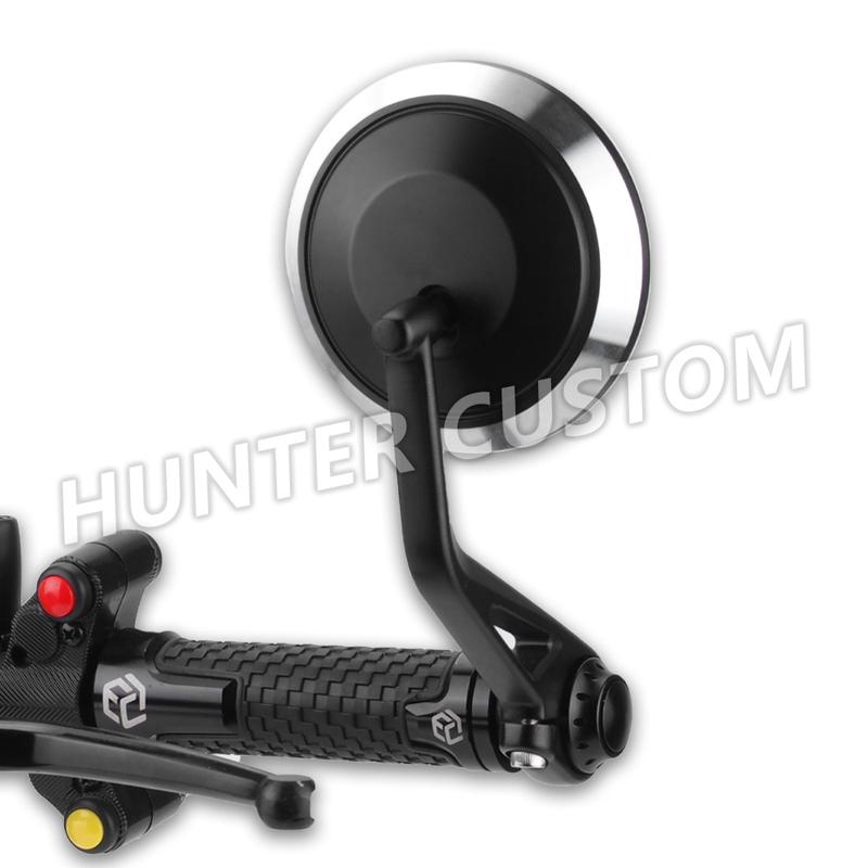 2PCS Motorcycle Bar End Mirror Handlebar Rear View Mirrors For BMW F800R F900R 1000R S1000R S1000RR S1000XR R1200R R1250R G310R