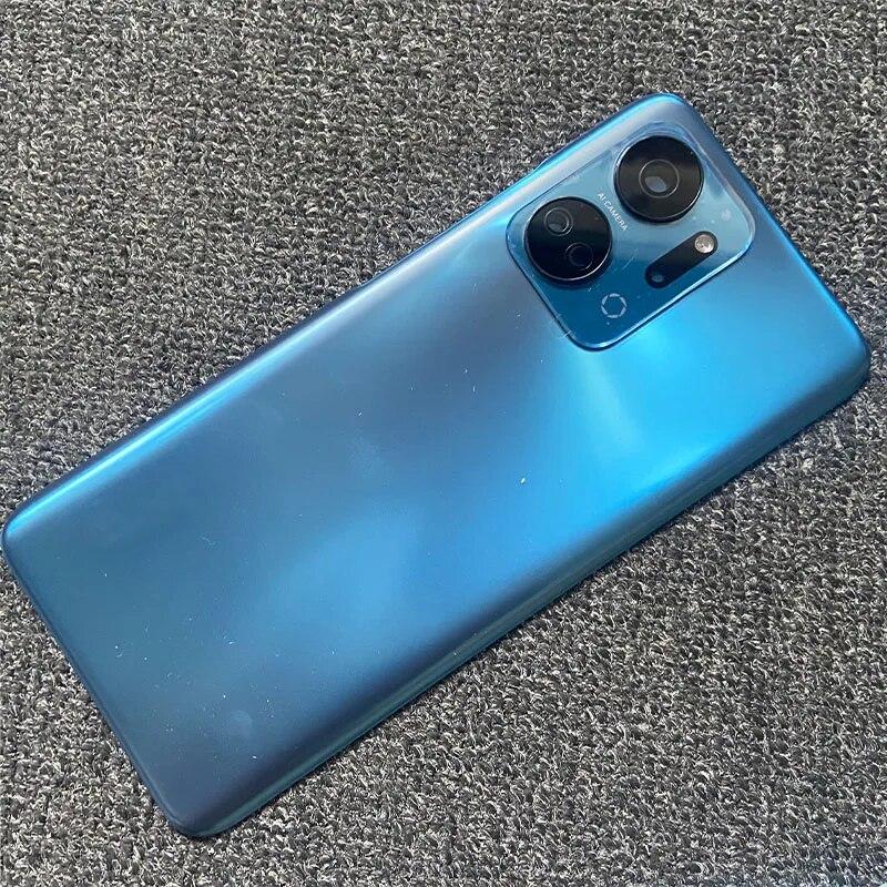 Для Huawei Honor X7a средняя рамка передняя панель держатель ЖК-дисплея металлический корпус задняя крышка батарейного отсека стеклянный корпус задняя дверь RKY-LX1 Back cover Blue