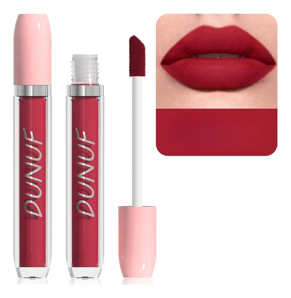 Dunuf Waterproof Matte Lip Gloss Does Not Transfer