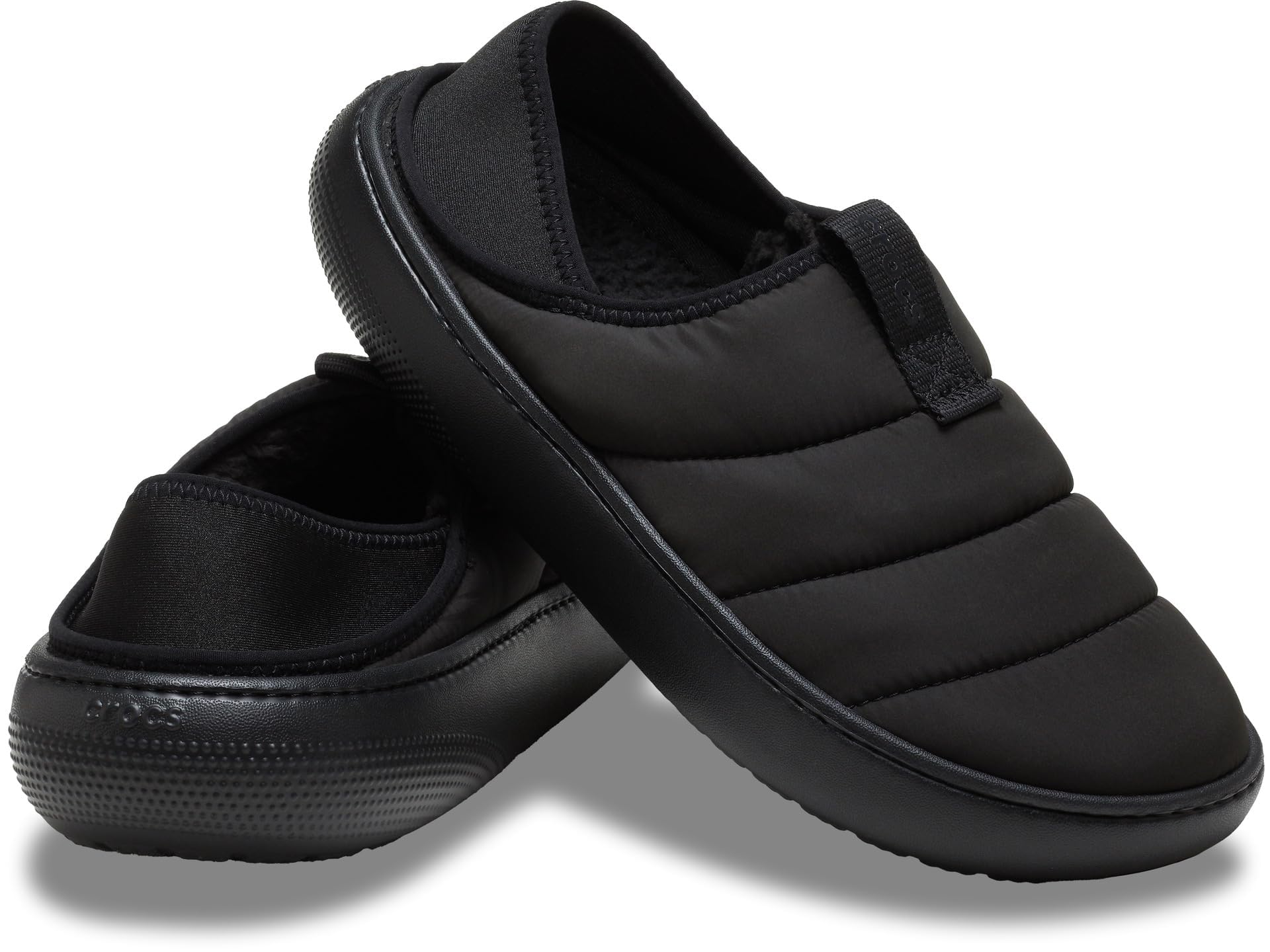 

Crocs Men s Classic Puff Moc Slip-On Shoes with Heel Adjustment, Black/Black, Size 27.0cm, 210706