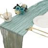 Bohemian Dreamy Bali Yarn Crepe Pleated Table Runner Tablecloth
