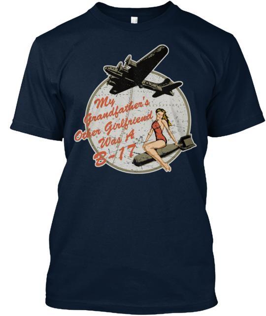 B 17 Superfortress Wwii Bomber T-Shirt M