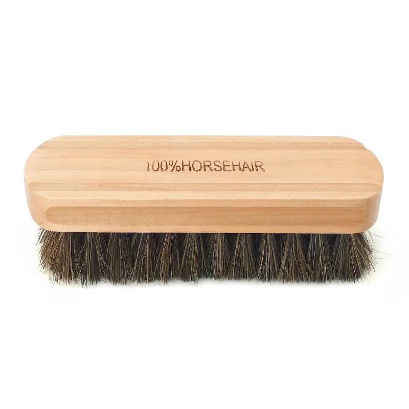 

Horsehair Wooden Brush Car Detailing Tool for Dashboard Seat Handle Roof Cleaning Polishing Buffing Auto Interior Cleaner