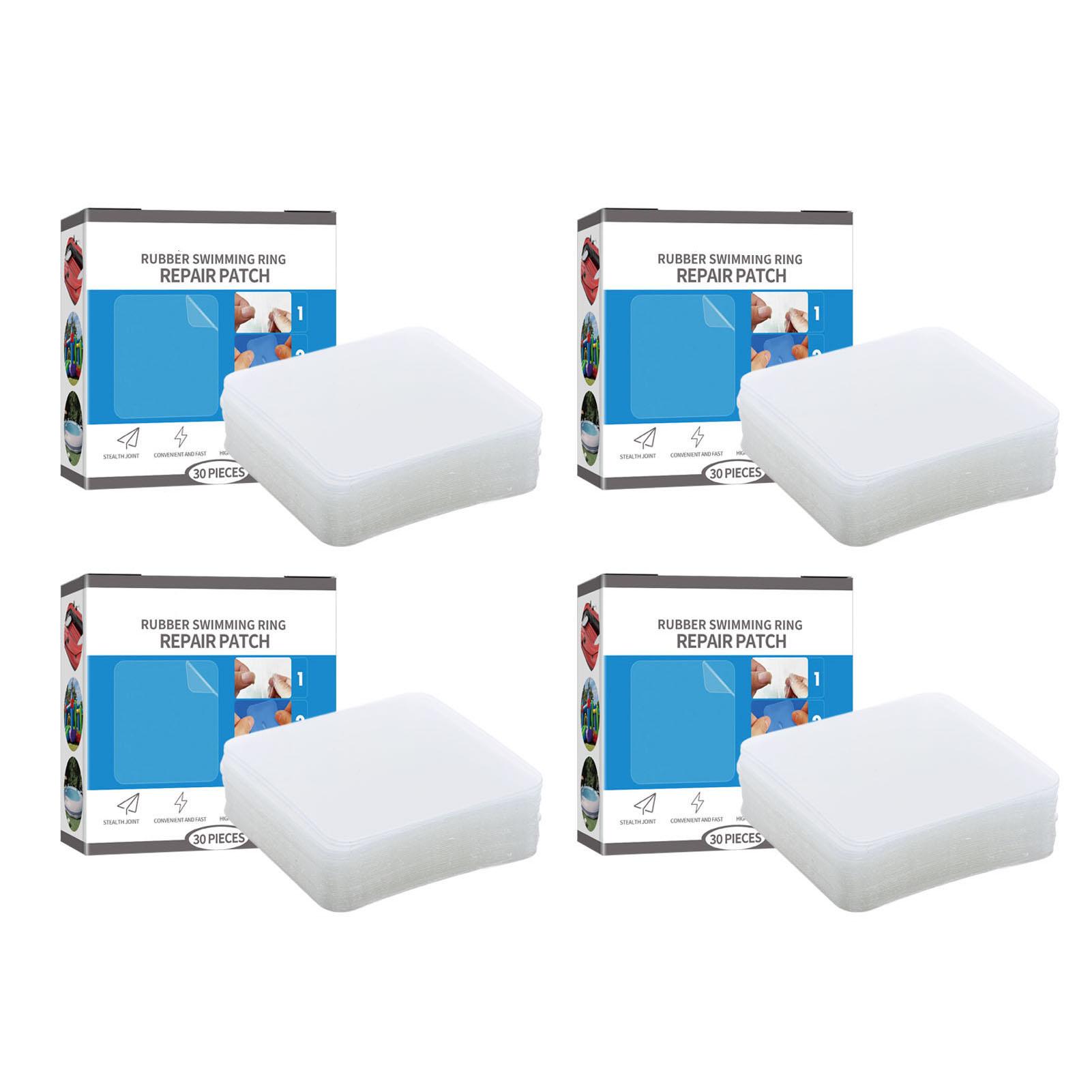 

120 Pcs Inflatable Patch Repair Kit Water Resistant Strong Adhesive Airtight Clear PVC Air Mattress