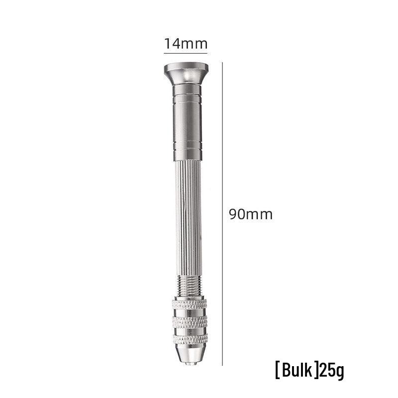 Wenge Wood Hand-Twisted Mini Drill for Precision Carving and Punching