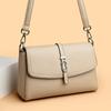 New Retro Soft PU Leather Women Shoulder Underarm Bags Casual Solid Color Small Top-Handle Handbags Ladies Fashi Shoulder Bags