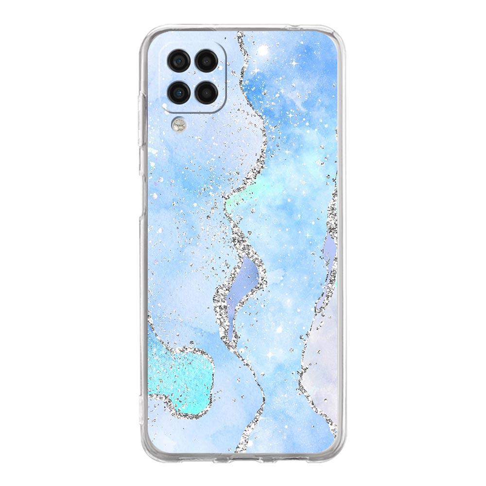 Agate Marble Phone Case For Samsung Galaxy A51 A71 A21S A12 A11 A31 A41 A03S A13 A33 A73 A53 A52 A32 5G A23 Soft Clear Cover