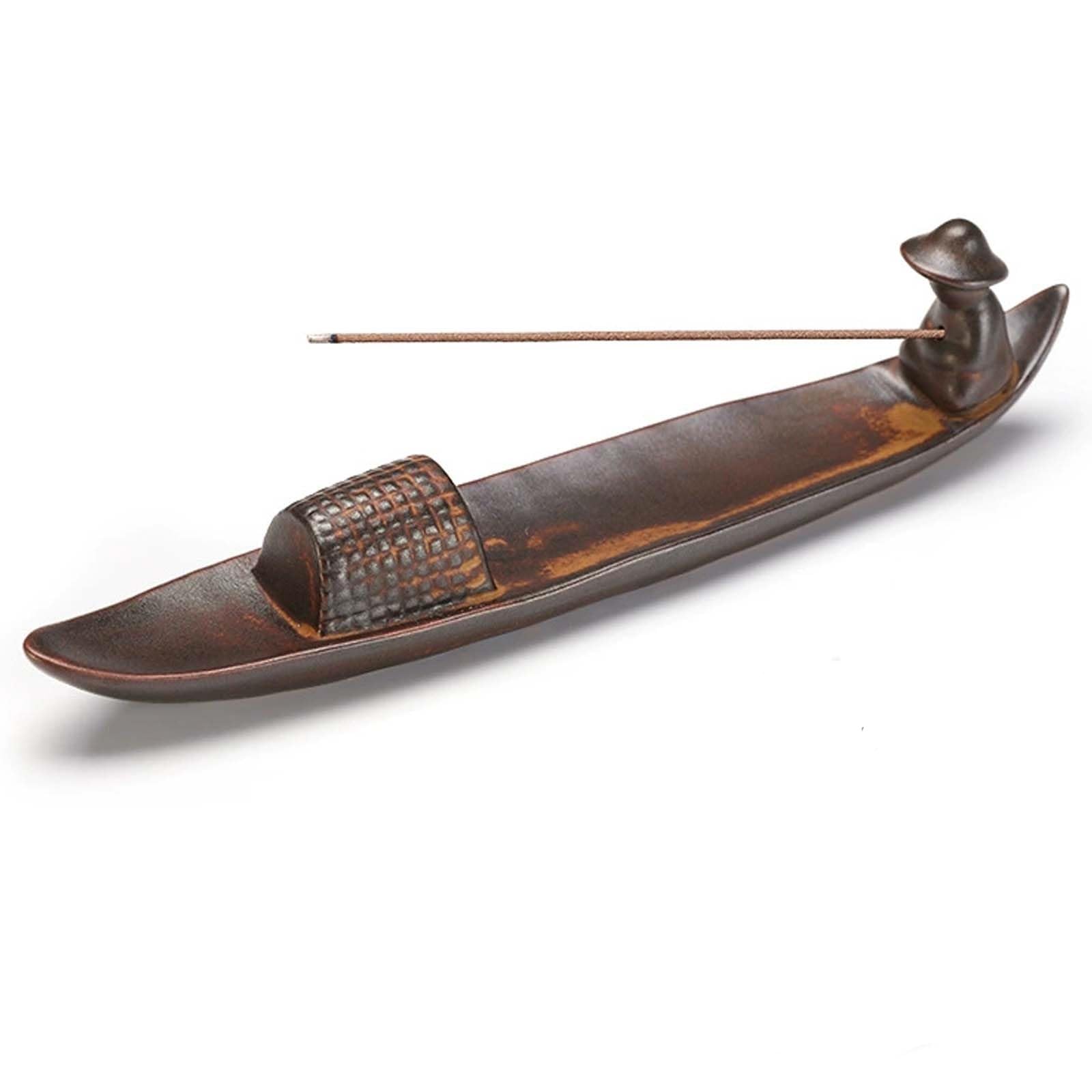 

EsiFare 1-Piece Incense Burner, Horizontal Incense Holder, Incense Holder, Stylish Incense Burner, Easy to Clean, Suitable for Indoor Use, Buddhist