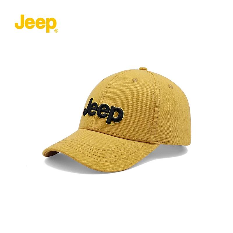 Jeep Men's Baseball Cap Outdoor Sports and Casual Cap Running Cap Trucker Hat Adjustable Fit Sun Protection P213MAD202