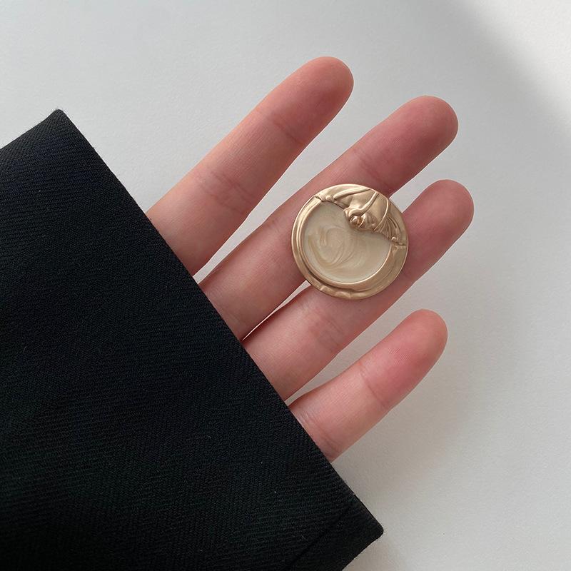 Golden Buttons For Sewing Clothing Replacement Coat Decorative Diy Crafts Supply Garments Settings Metal Button 6pcs Wholesale