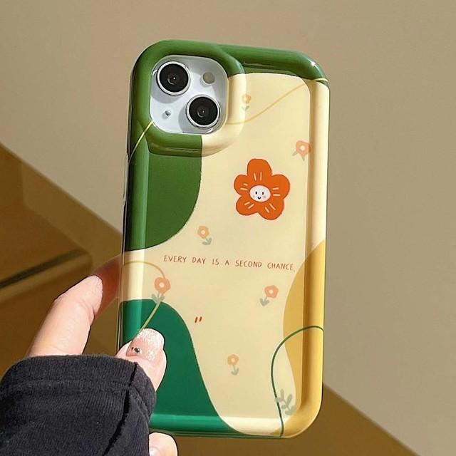 

Милый чехол для телефона с изображением подсолнуха, смайлика, ромашки, милого цветка Ins, граффити, для Iphone 14 Pro Max 13 12 11 Promax, задняя крышка, капа For iphone 12