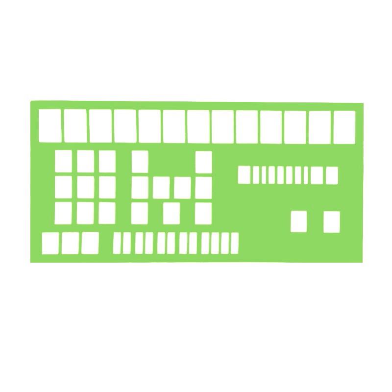 Tactical Map Reading Template Ruler Set