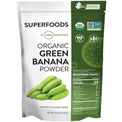 MRM Nutrition, Raw Organic Green Banana Powder, 8.5 oz (240 g)