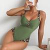 Plavky Ženy Leopard Body Plavky Push Up Dámské Monokiny Plavky Plavky Ženy Letní Plážové oblečení