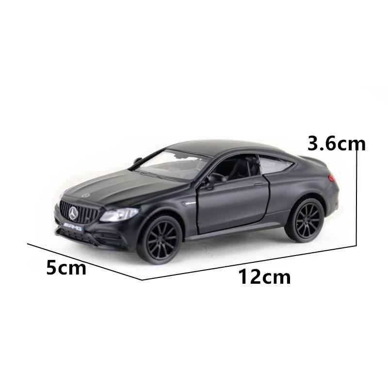 C63 Mercedes Benz Diecast Alloy Car Model With Inertia Movement For Kids Gift