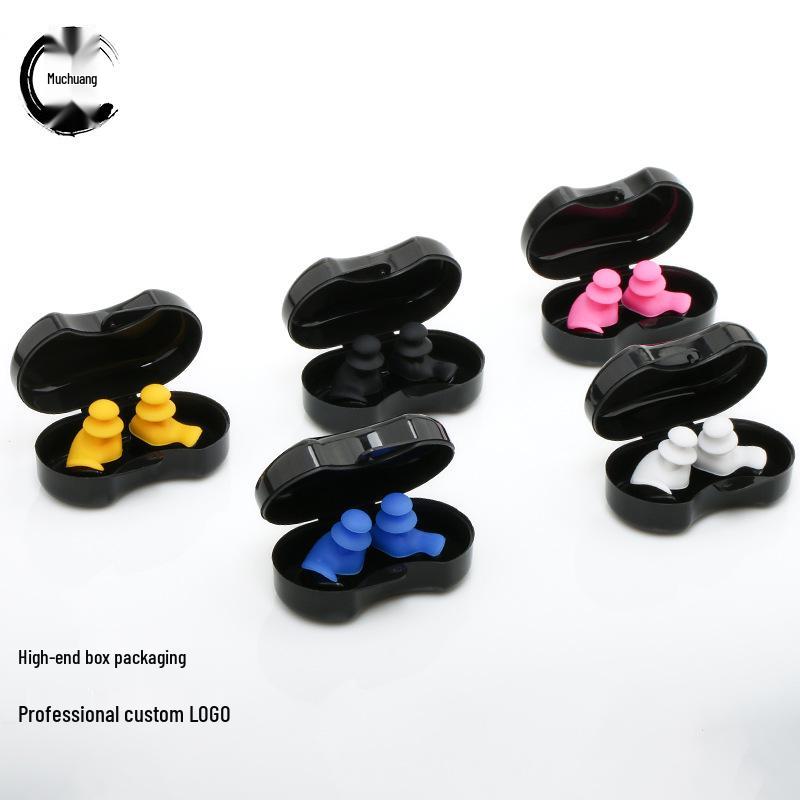Silicone Waterproof Swimming Earplugs & Nose Clip Set - New Upgrade