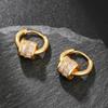 Earrings: Light Luxury, High-End Zircon Small Earrings, Copper Earrings, Exquisite And Versatile, Fashionable Gold Jewelry
