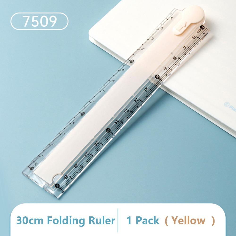 30CM Straight Ruler Clear Scale Geometric Drawing Ruler Multifunctional Measuring Ruler Gift