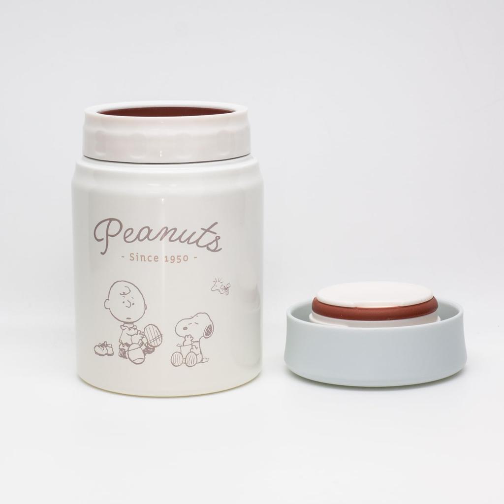 OSK PNS PEANUTS Stainless Steel Insulated Soup Case, 320ml, SWS-7