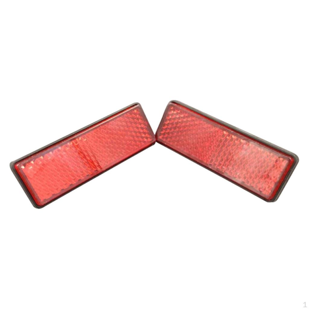 2 Pieces Rectangular Reflectors Accessories Spare Parts High Performance Compatible Sturdy