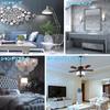 ORALUCE LED Chandelier Bulb, E12 Base, 40W Equivalent, Daylight White 5000K, 5W, 450lm, High Brightness, Energy Saving, Suitable for Enclosed
