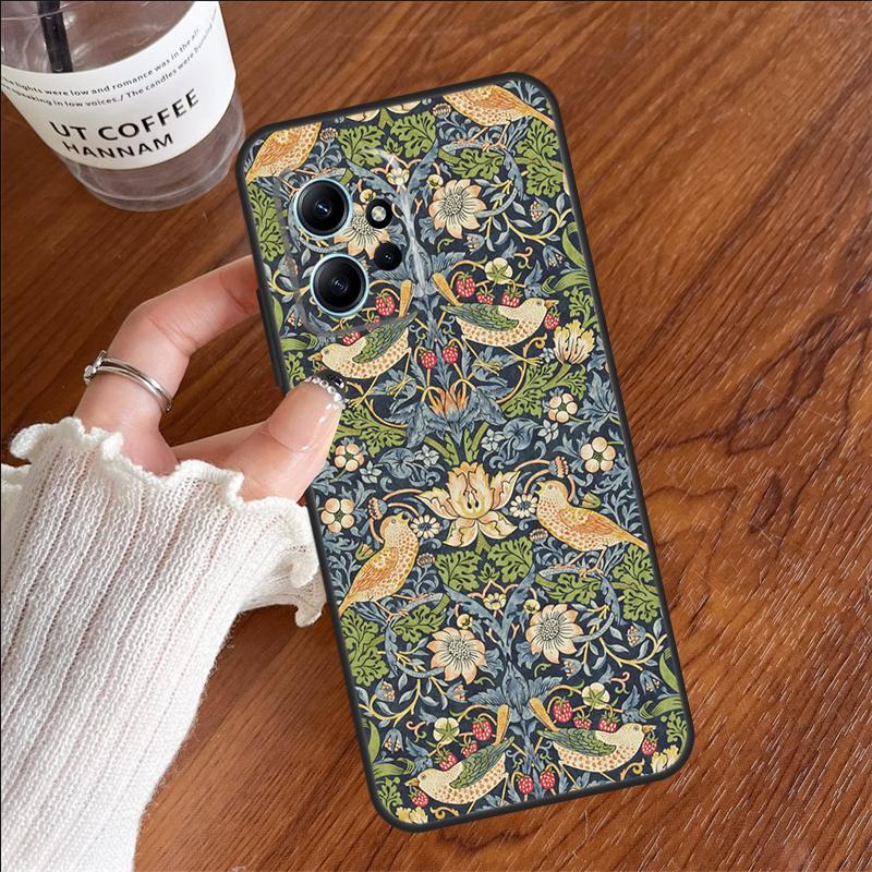 William Morris Case For Xiaomi Redmi 13C 14C 10C 12C Redmi Note 14 12 11 9 10 13 Pro 9S 10S 11S 12S Cover
