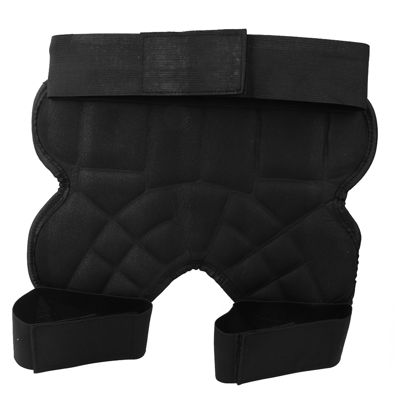 Protector Deportivo Patinaje Artístico Almohadilla para Glúteos Resistente a Caídas Patinaje Cojín de Protección para Cadera black