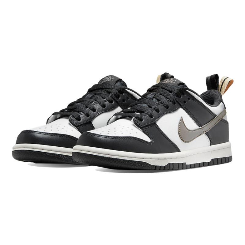 Nike Dunk Low Black White Metallic GS Sneakers DH9764-001