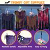 Joyfy 4 Pcs Hanging Clown Ghost Halloween Decorations Outdoor 29" Scary Outdoor Halloween Decor for Halloween Haunted House