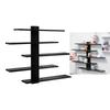 Floating Figurine Shelf Space Saving Wood Wall Figurines Decor Display Rack for Dolls Statues Ornaments