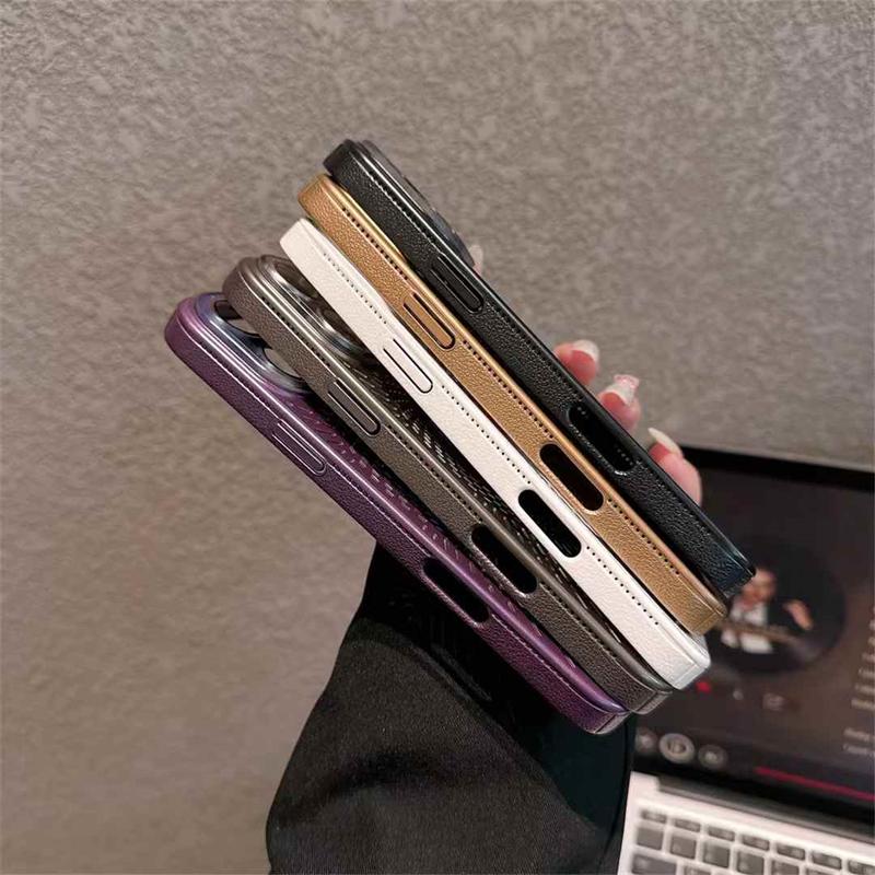 Luxus-PC-Kühltelefonhülle für iPhone 16 15 14 13 12 Pro Max Magnetische aushöhlen stoßfeste Stoßstangenabdeckung