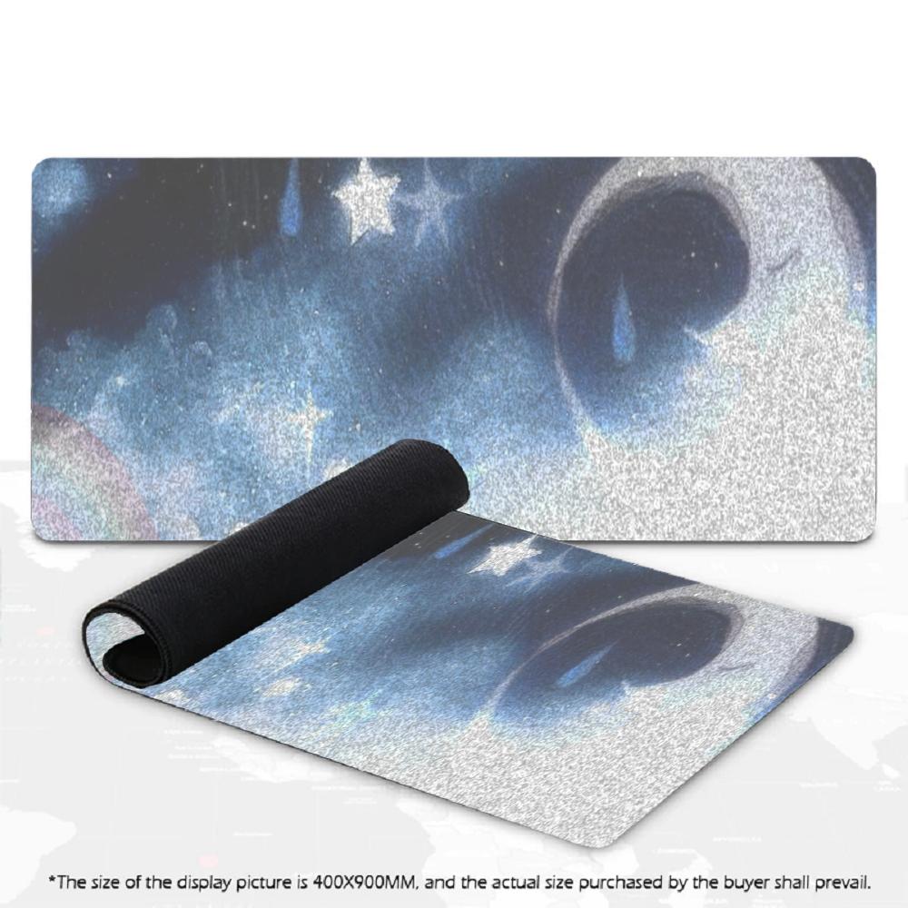 Aesthetic Night Sky Art Large XXL Mouse Pad Non-Slip Rubber Gaming Keyboard Deskmat Overlocked Jellyfish Game Table Accessories