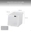 TenMa KABAKO Storage Box, Flip Lid Organizer, Stackable Plastic Bin