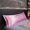 Body Satin Waterproof Pillow Cover with Envelope Closure,Long Pillow Cases,Soft and Breathable Body Pillowcase Gift for Sleepers