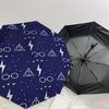 1PC Glasses Lightning_bolt Umbrella-8-Rib Reinforced, Automatic Open, Lightweight & Durable, Cute Fashion Accessory for Outdoor, D2629