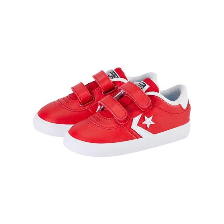 (TD) Converse Chuck Taylor All Star Point Star 2V Leather Ox 'Red' Baby 763769C