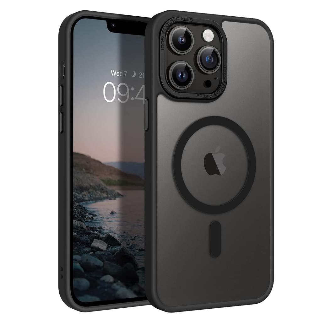 New Magnetic Frosted Phone Case - Compatible with iPhone 14, 15, and 16 - Skin-Feel, Drop-Proof Protection.