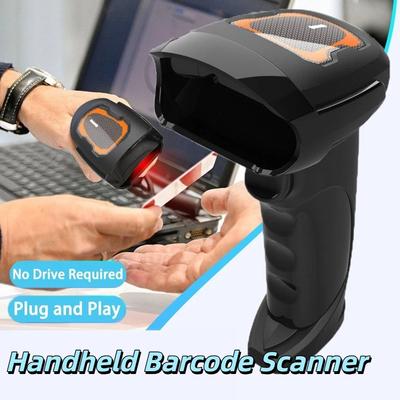 Omni-directional 2D Barcode Scanner 1.8Meter Data Cable Quick Scan Handheld Barcode Scanner Scanning Device USB Wired
