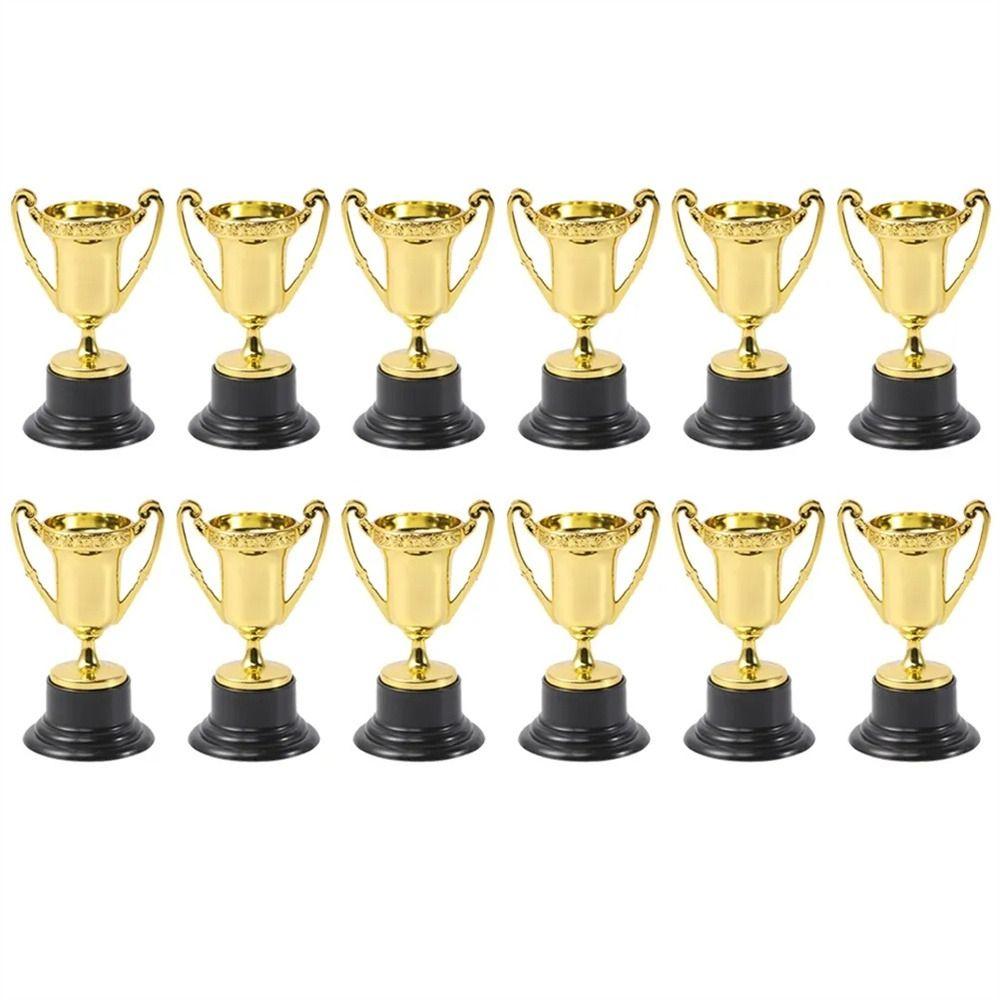 5Pcs Small Cup Plastic Reward Trophy Sports Award Children Reward Prizes  School Student