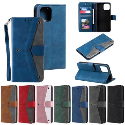 Εφαρμόσιμο σε κάρτα συγκόλλησης καρφιών iPhone13, δερμάτινη θήκη κινητού τηλεφώνου, αναδιπλούμενο πορτοφόλι, θήκη στήριγμα Apple 12 αντικραδασμική, εξωτερικό εμπόριο
