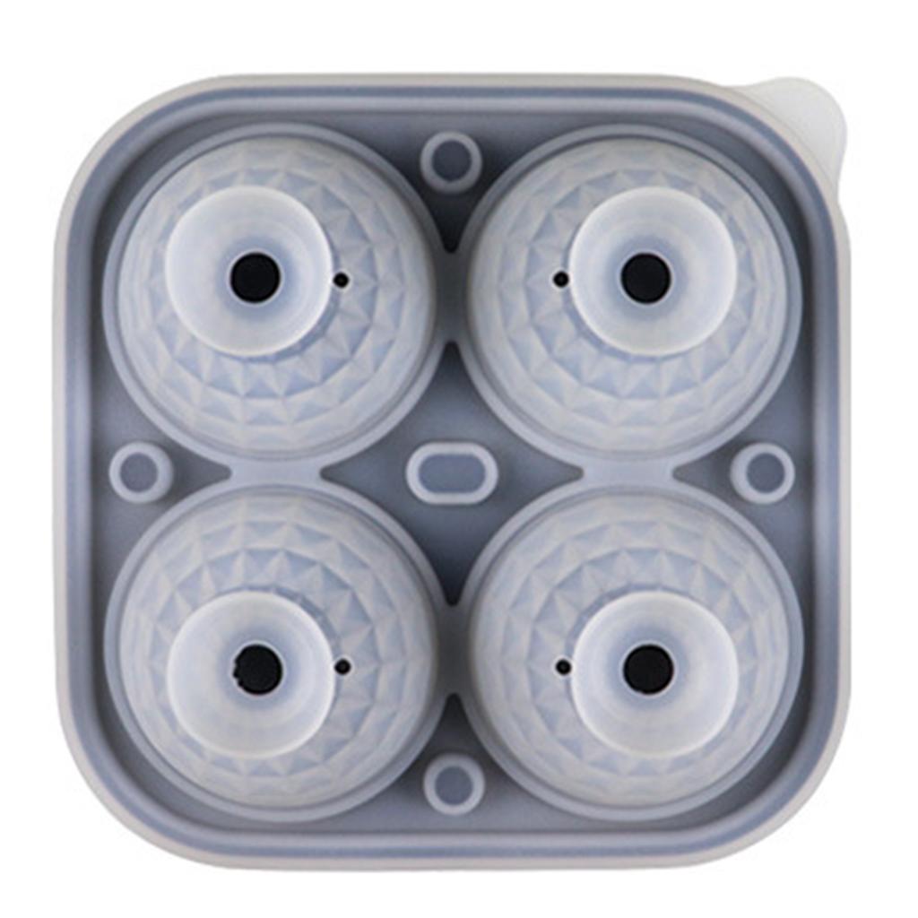 Silicone Whiskey  Ice Cube Maker Tray with Lid Household DIY Ice Mold  Kitchen Bar Accessories  for Cooling Drinking