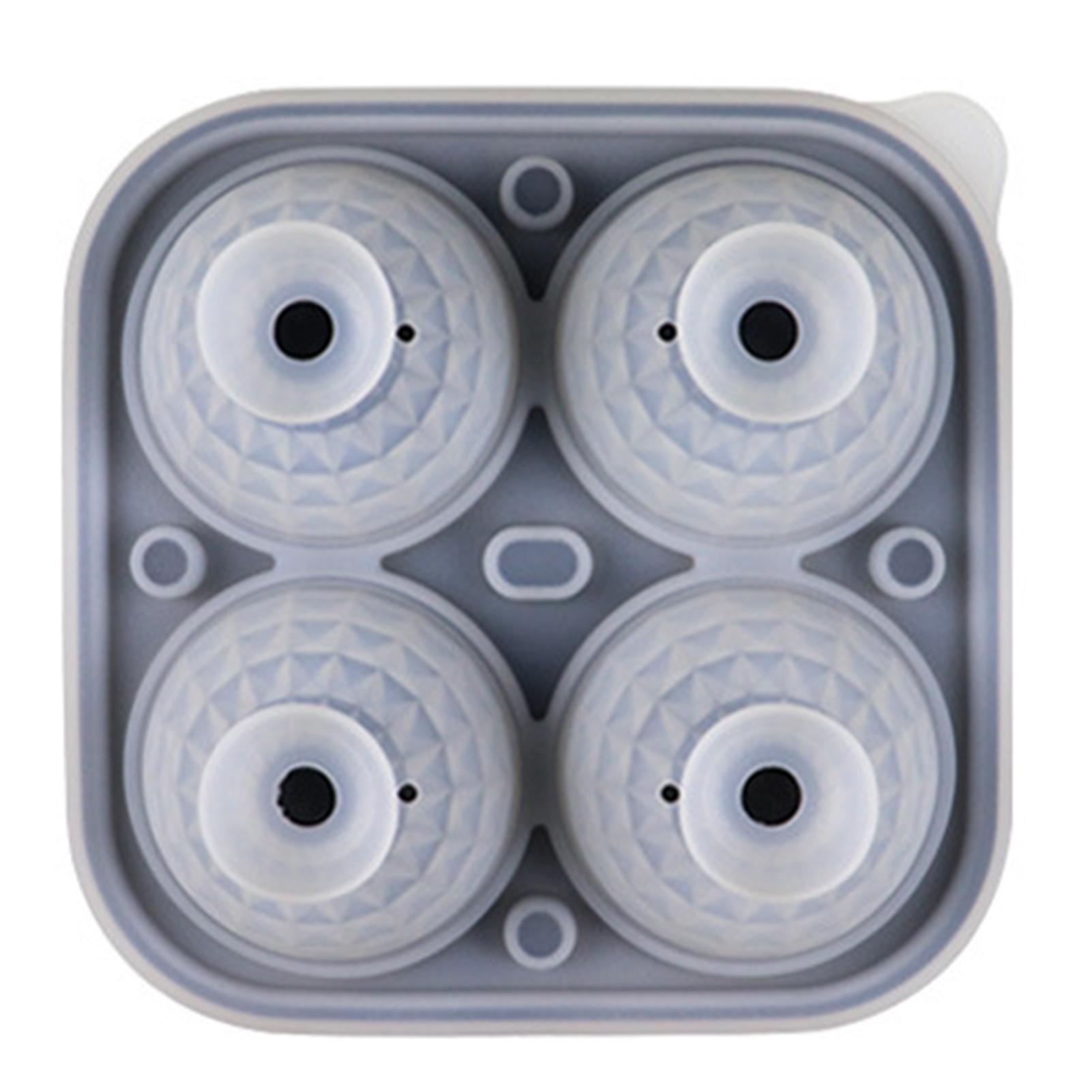 

Silicone Whiskey Ice Cube Maker Tray with Lid Household DIY Ice Mold Kitchen Bar Accessories for Cooling Drinking