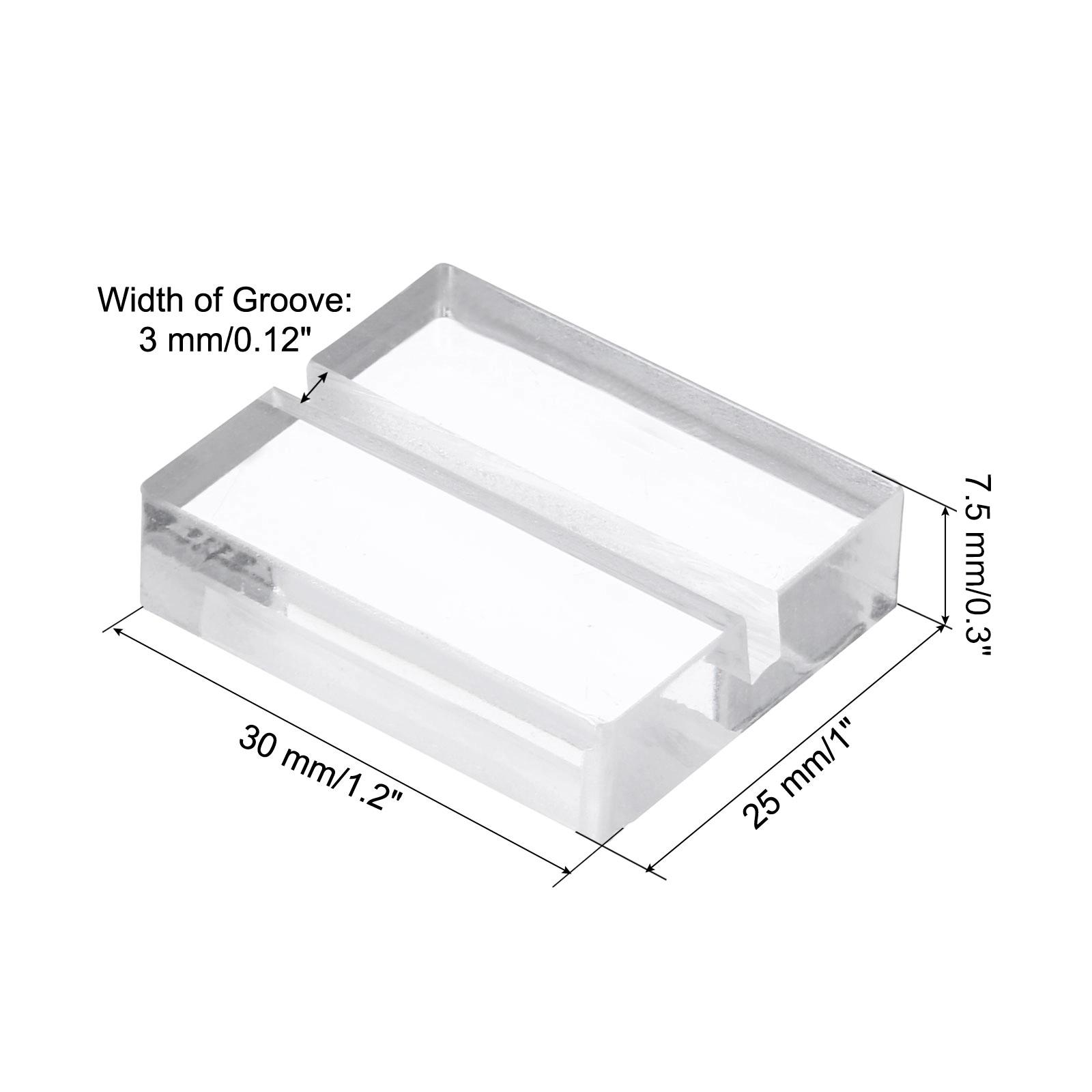 

10/20pcs Place Card Holder Acrylic Table Sign Holder Table Number Holders Name Card Stands for Photo Menu Display Clear 10pcs
