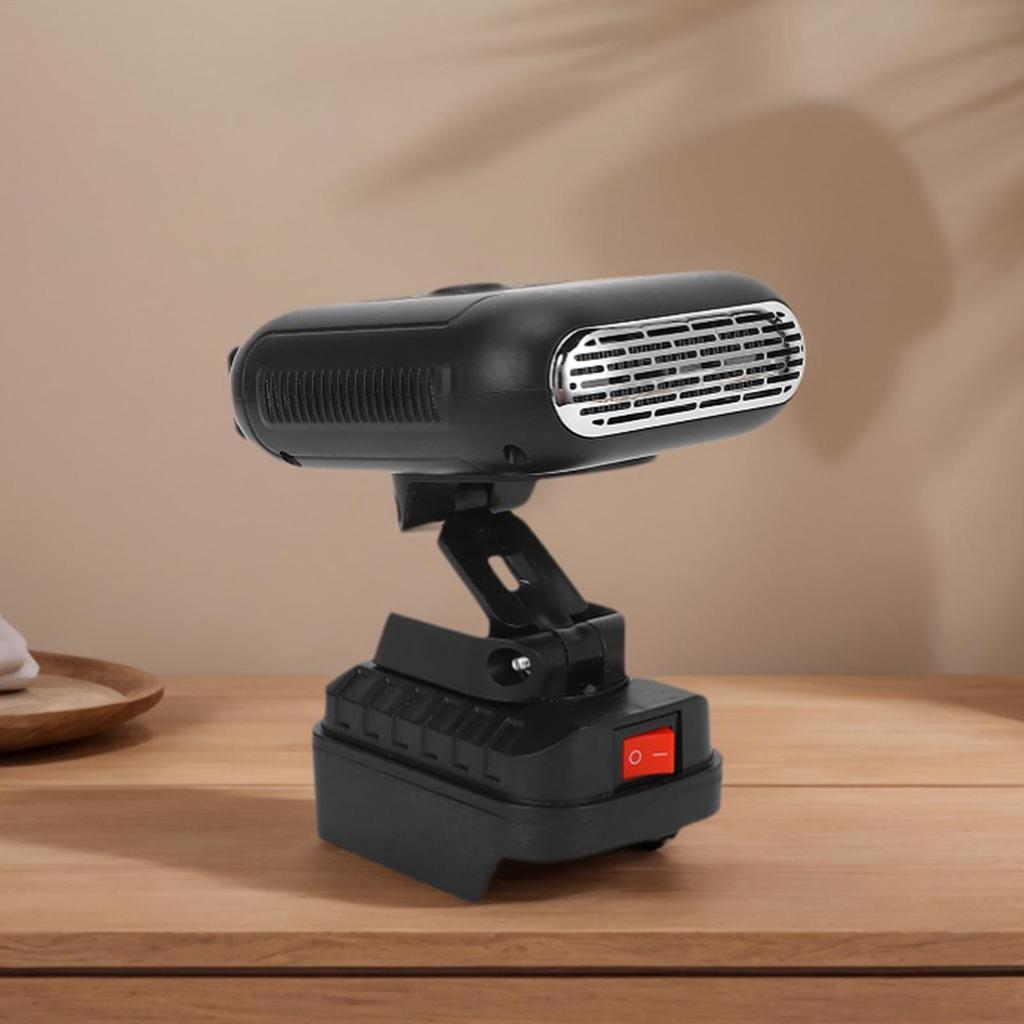 Portable Car Heater Battery Powered 90 Rotatable Auto Defogger Bedroom Electric Heater for Factory Office Dorm Camping Drivers