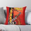 Snake Jazz Vintage Square Pillowcase Polyester Linen Velvet Pattern Zip Decor Home Cushion Case