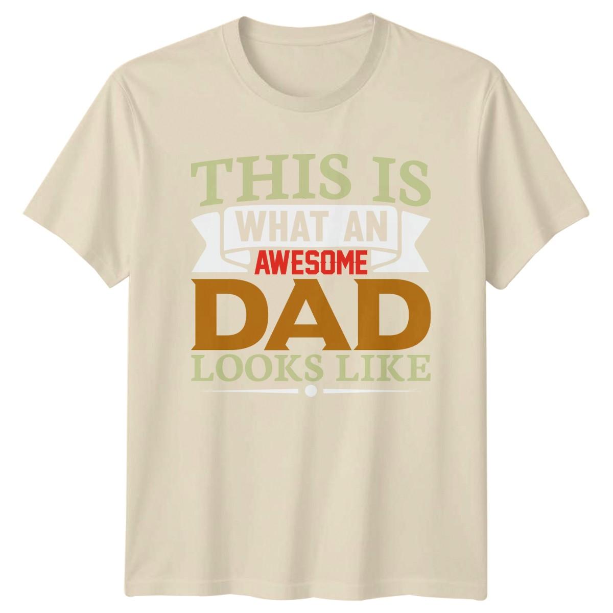 This Is What An Awesome Mens T-Shirt Awesome Dad Fatherhood Fathers Day L