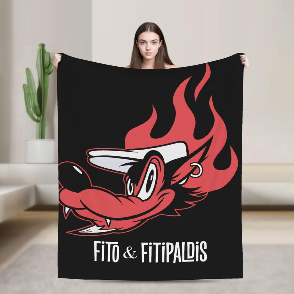 Fitos Fitipaldis Band Blanket Quality Super Soft  Throw Blanket Winter Students Outdoor Funny Bedspread
