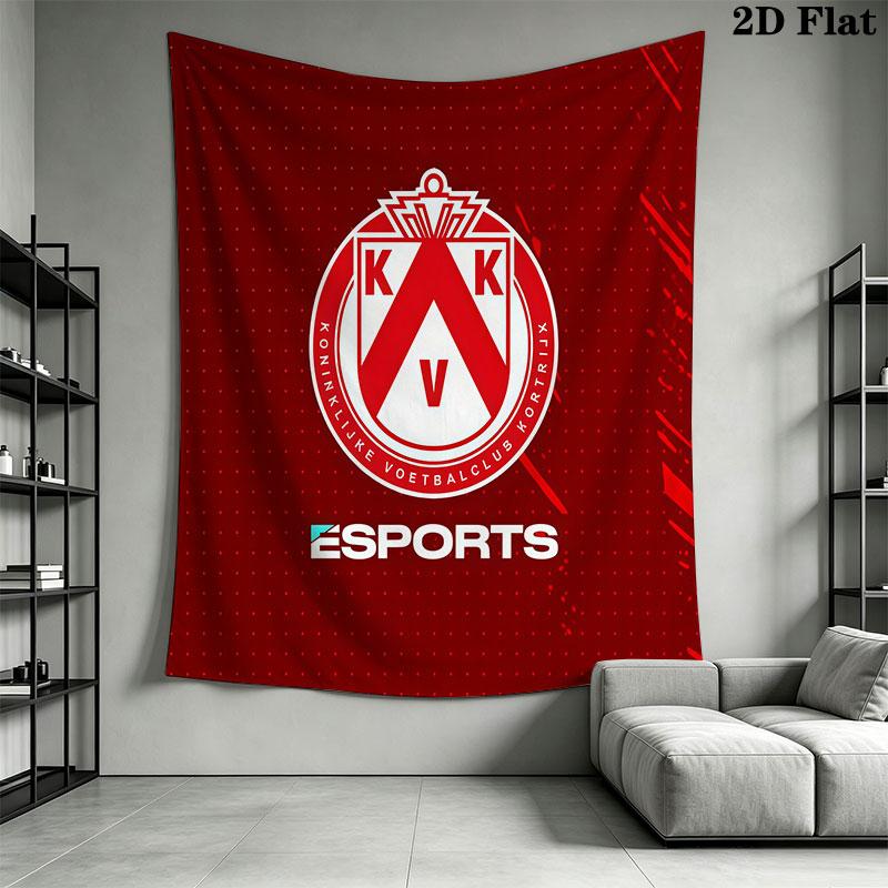 KV Kortrijk Wall Hanging Printed Fabric Blanket Decorative Tapestries for Bedroom Living Room Home Decor