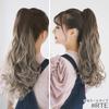 Brightlara Long Ponytail Wig, Natural Clip-On Gradient Ponytail Wig, f104-RTM